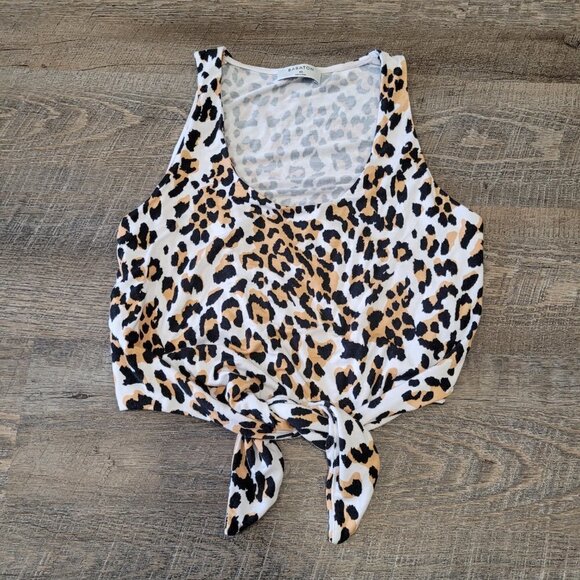 BABATON | Aritzia Jeronimo Cropped Cheetah Tank Top | Sz. XS - Picture 7 of 10